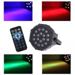 18-LED Red Green Blue Light Voice Control Parcan Projector Lamp Remote